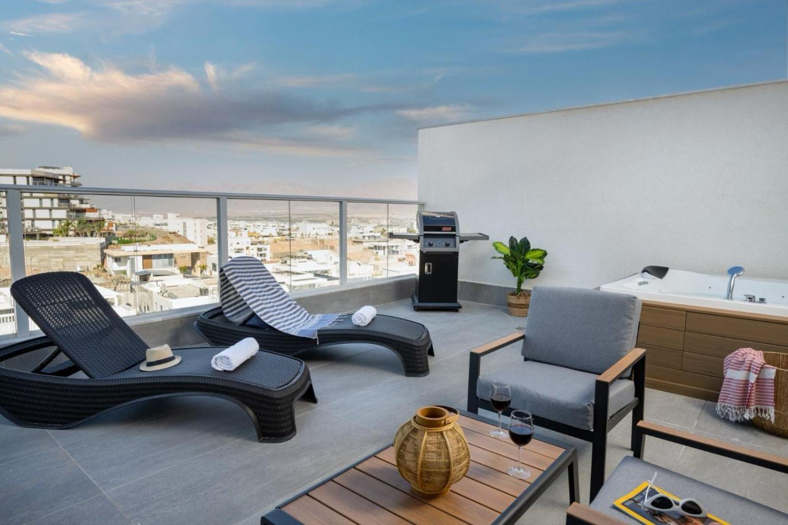 Apartment Mountain And Sea View - Penthouse With Private Pool Eilat